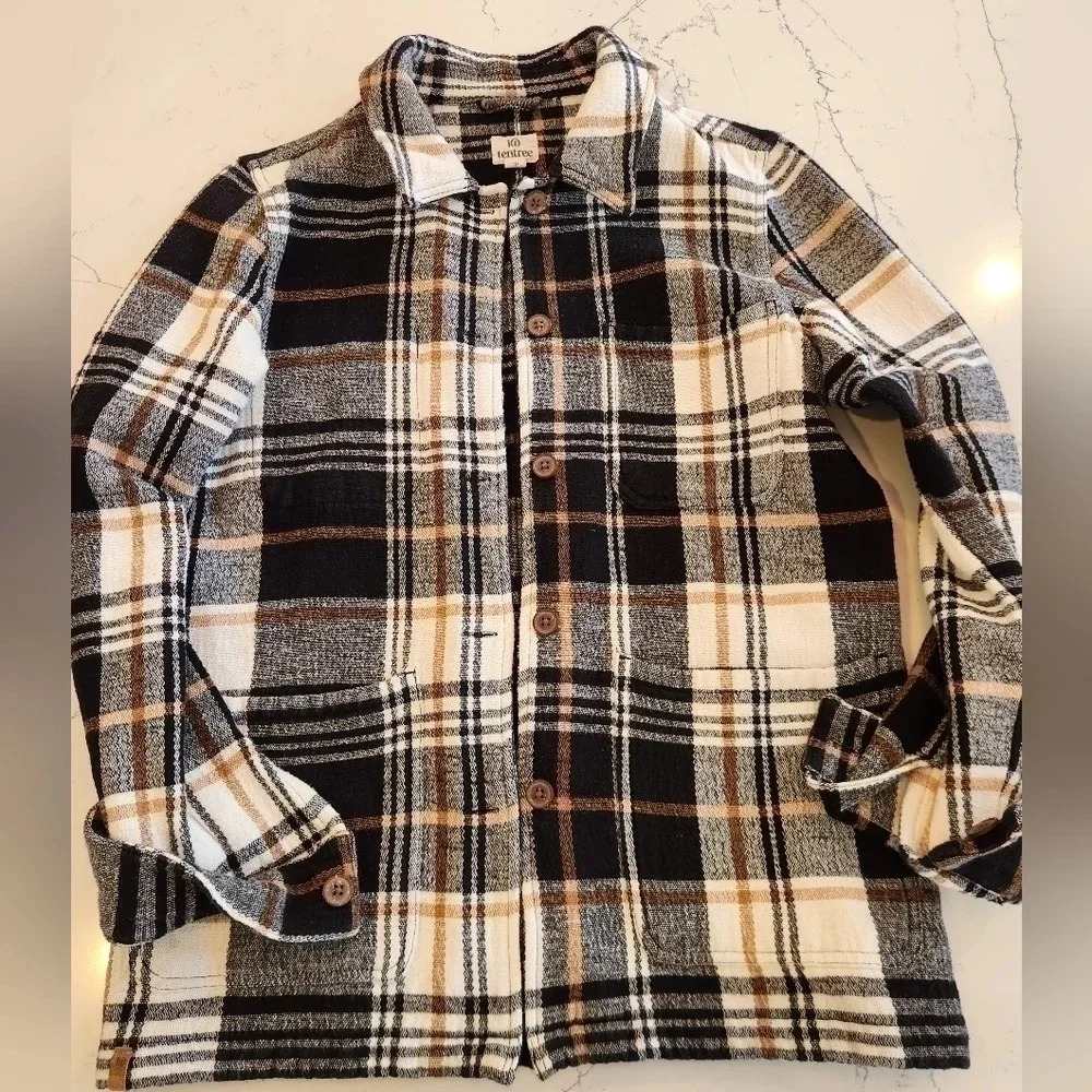 || TEN TREE || plaid jacket - Picture 7 of 9
